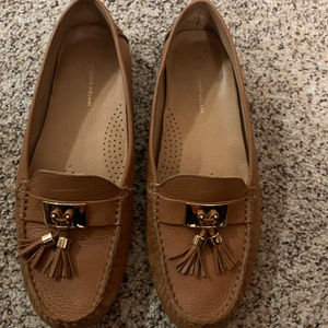 Leather loafers